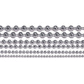 Metal Beads Stainless Steel Ball Chains Necklaces Dia for DIY Jewelry Making