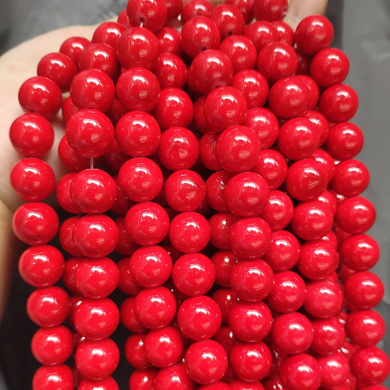 Stone Beads Round Jade Chalcedony Styles for DIY Jewelry Making Craft Beads