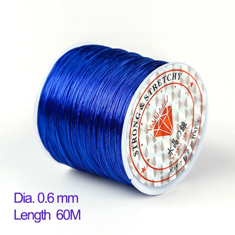 Elastic Beading Cord Clear Crystal Stringing Line DIY Jewelry Making