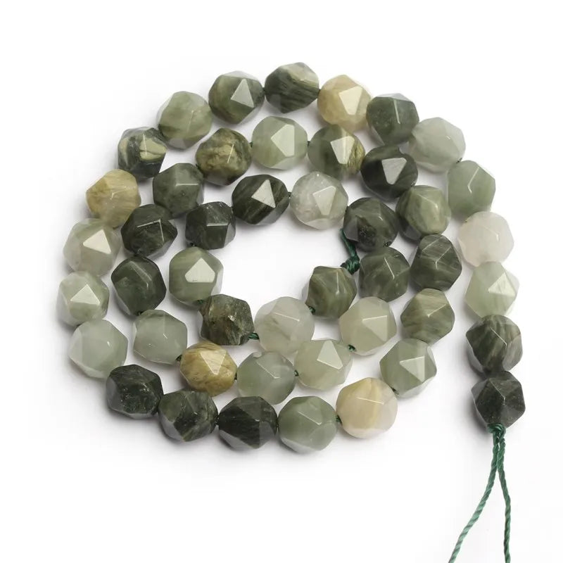 Stone Beads Faceted Pink Blue Chalcedony-Style Jades-Style Agates Round
