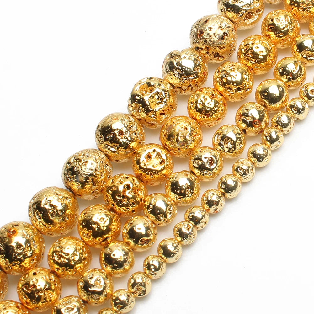 Stone Beads Round Yellow Jade Agate Hematite Styles for DIY Jewelry Making