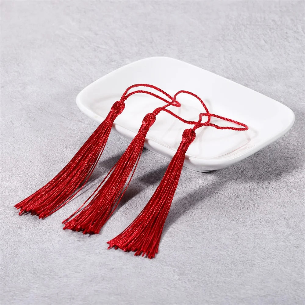 Tassel Trim Fringe Sewing Curtains Hanging Rope Silk Tassels DIY Jewelry Making