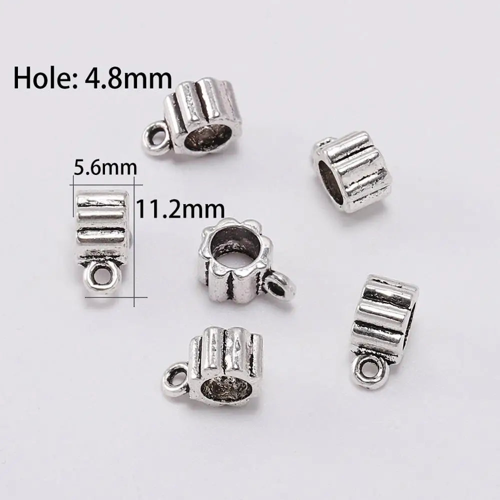 Pendant Bails Hook Clip Necklace Connectors DIY Jewelry Making Craft Supplies