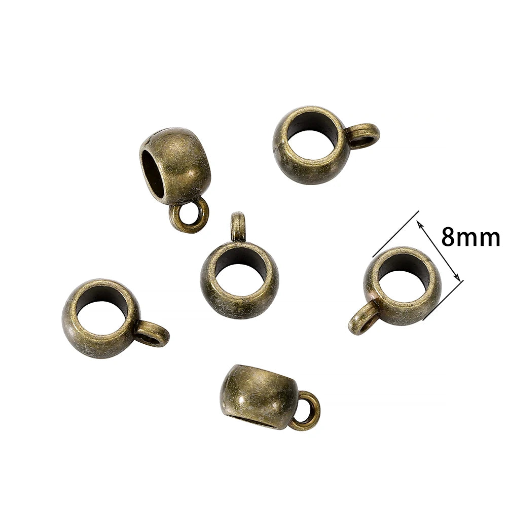 Pendant Bails Hook Clip Necklace Connectors DIY Jewelry Making Craft Supplies