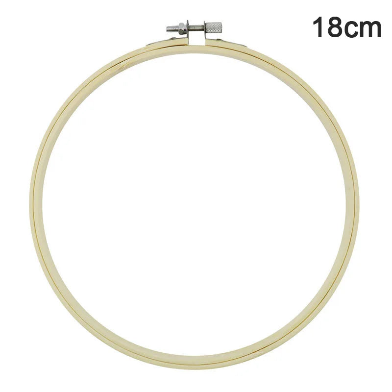 Embroidery Hoop, Wood-Effect Ring for Cross-Stitch & Needlecraft Projects