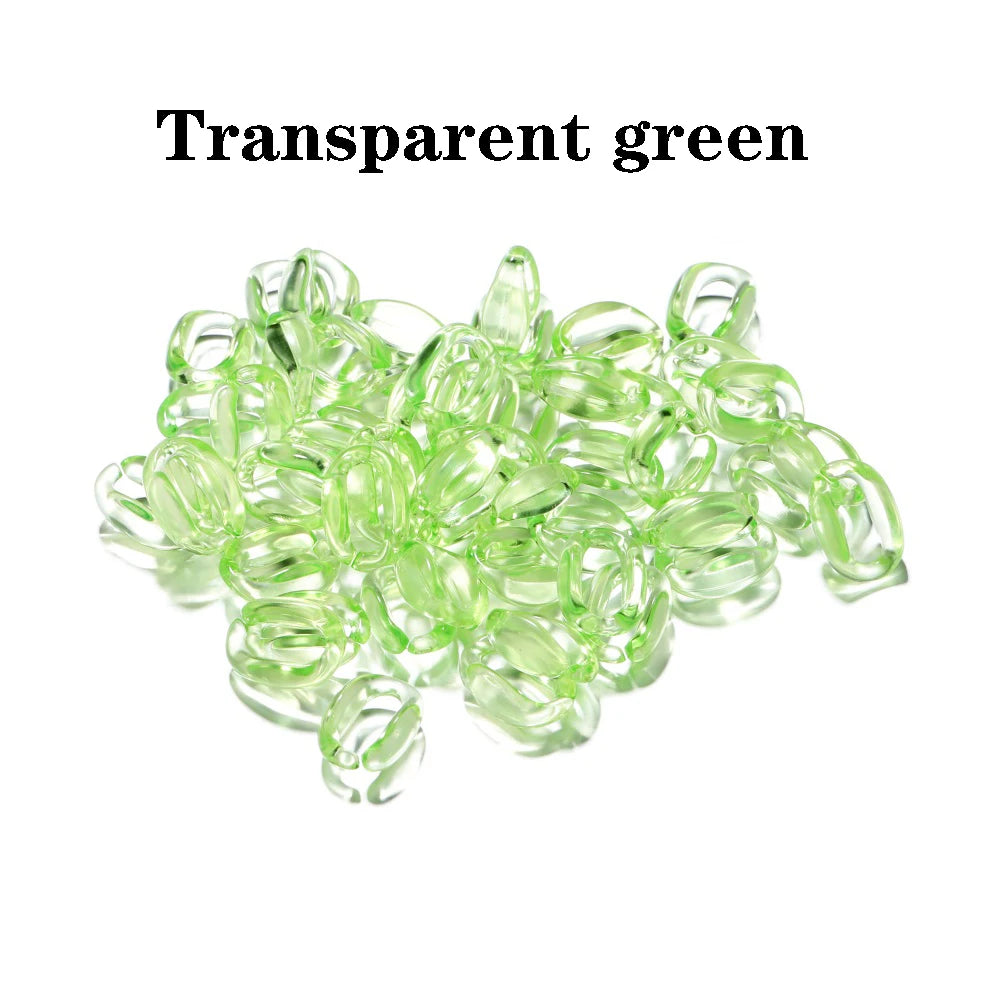 Acrylic Chain Links Colorful Necklace Bracelet Supplies DIY Jewelry Making
