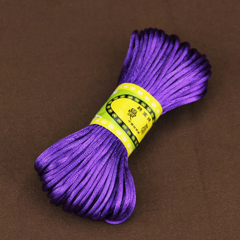 Beading Supplies, Satin-Style Cord for Chinese Knots, Macrame & Bracelets