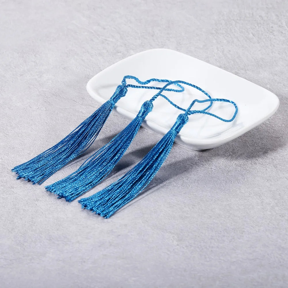 Tassel Trim Fringe Sewing Curtains Hanging Rope Silk Tassels DIY Jewelry Making