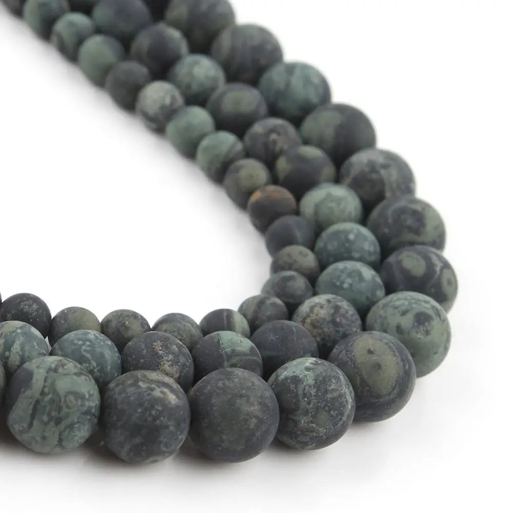 Stone Beads Matte Amazonite Agate Aventurine Styles for DIY Jewelry Making