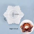 3D Lotus Candlestick Silicone Mold for DIY Planter Storage Box Craft Making Concrete Resin Plaster Mould Candle Holder Mold Tool