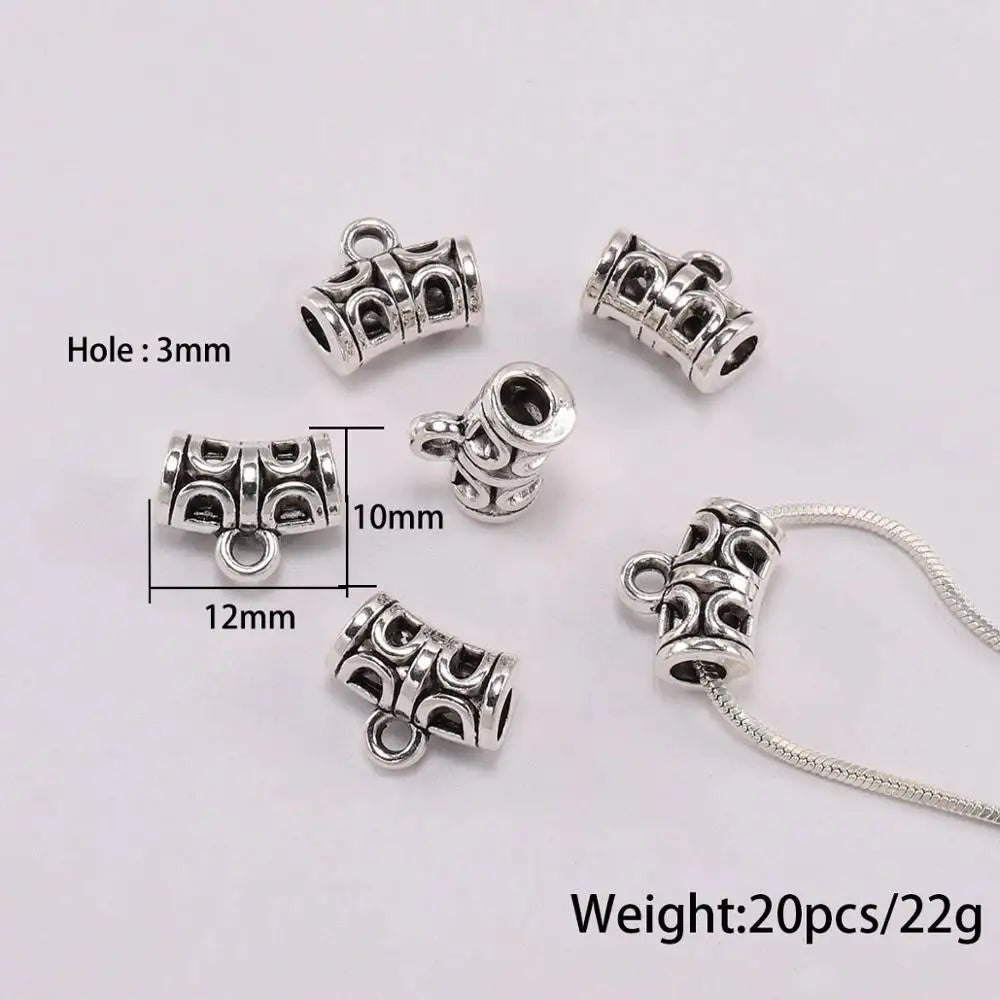 Pendant Bails Hook Clip Necklace Connectors DIY Jewelry Making Craft Supplies