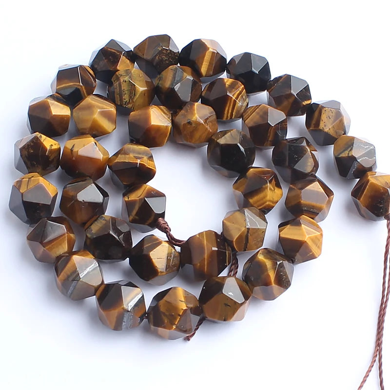 Stone Beads Yellow Tiger Eye Round Spacer Strand for DIY Jewelry Making