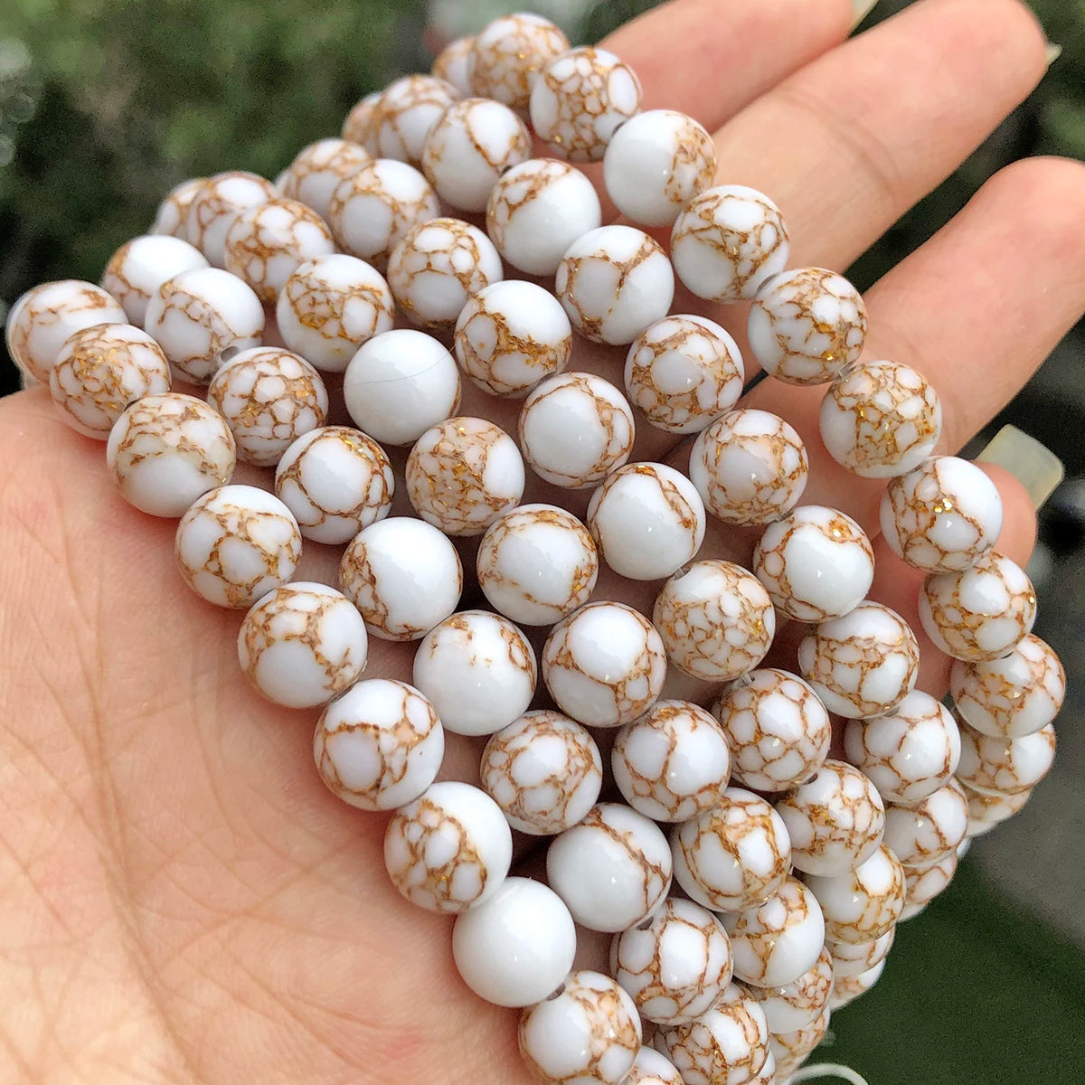 Stone Beads Round Yellow Tiger Eye for DIY Jewelry Making Bracelet Supplies