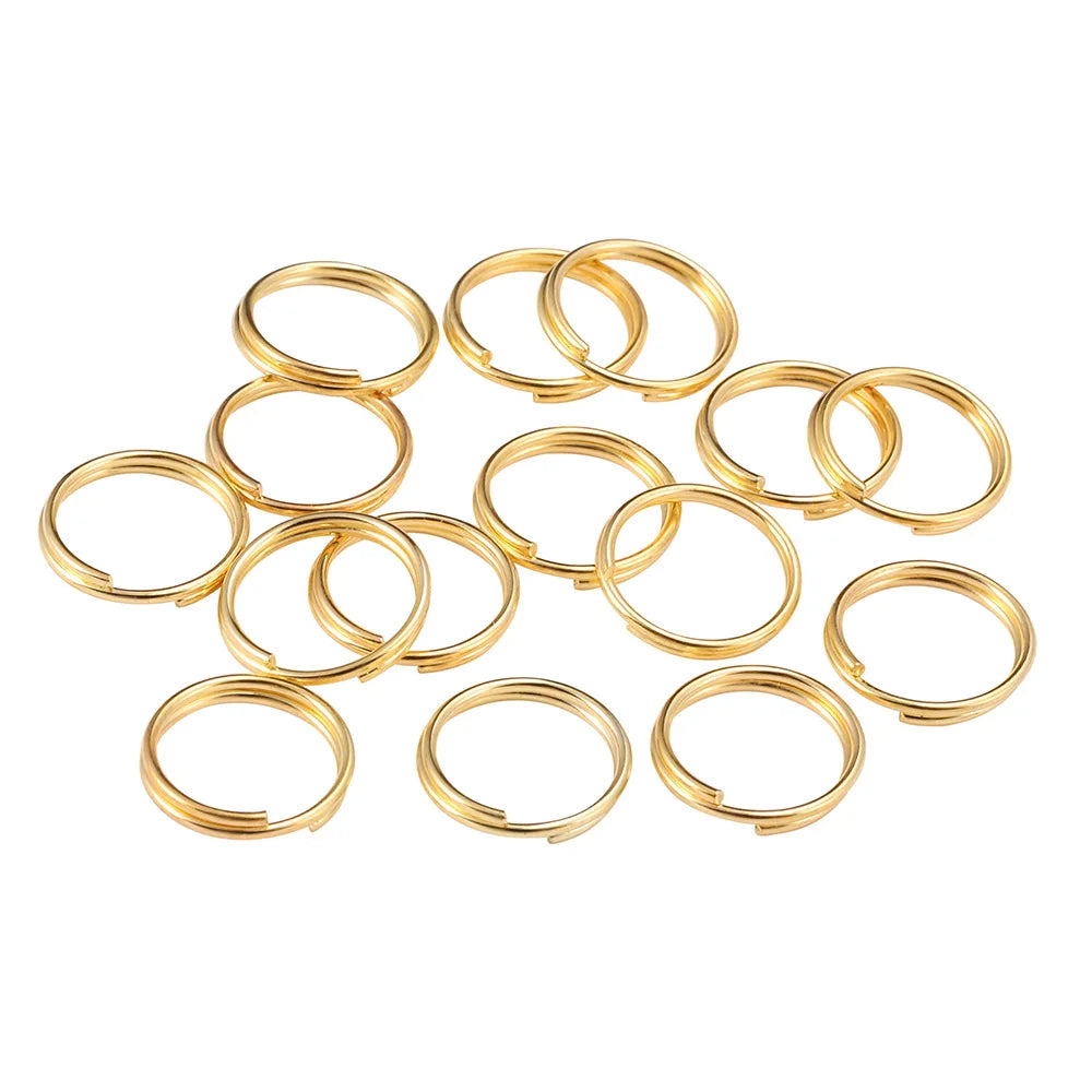 Jump Rings Open Double Loops Split Connectors DIY Jewelry Making Craft Supplies