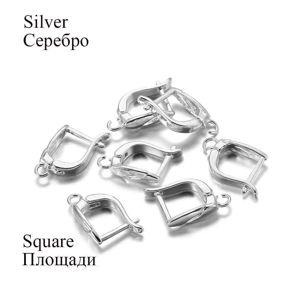 Earring Hooks Brass French Leverback Open Loops DIY Jewelry Making