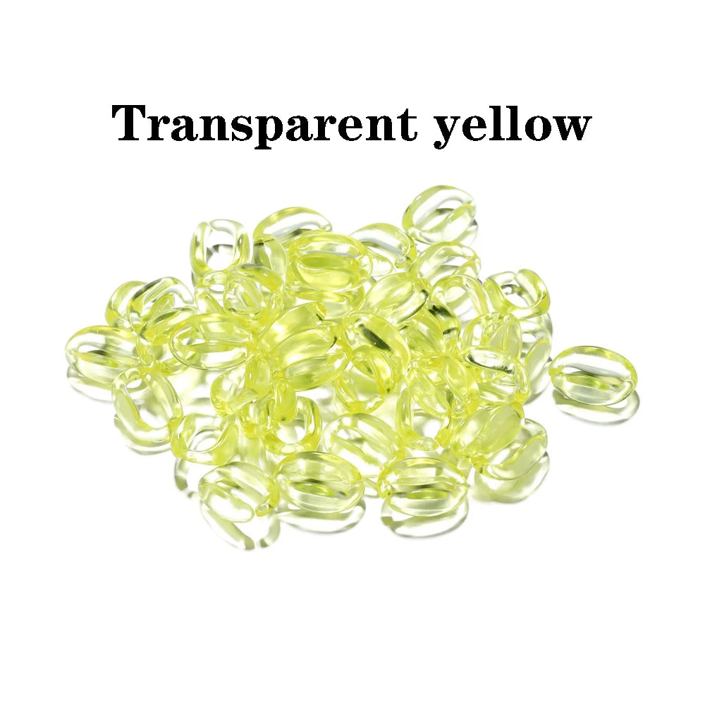 Acrylic Chain Links Colorful Necklace Bracelet Supplies DIY Jewelry Making
