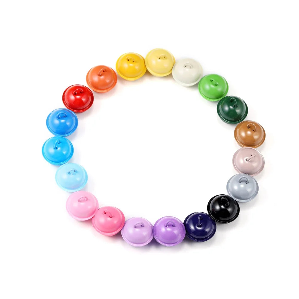 Metal Beads Jingle Bells Aluminum Christmas Jingle Bell Pet Charm Craft Beads