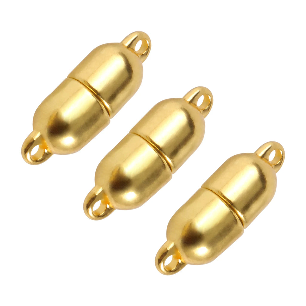 Magnetic Clasps Stainless Steel Leather Cord Ends DIY Jewelry Making