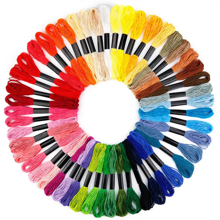 Embroidery Floss, Same-Color Bulk Packs for Cross-Stitch & Sewing Crafts