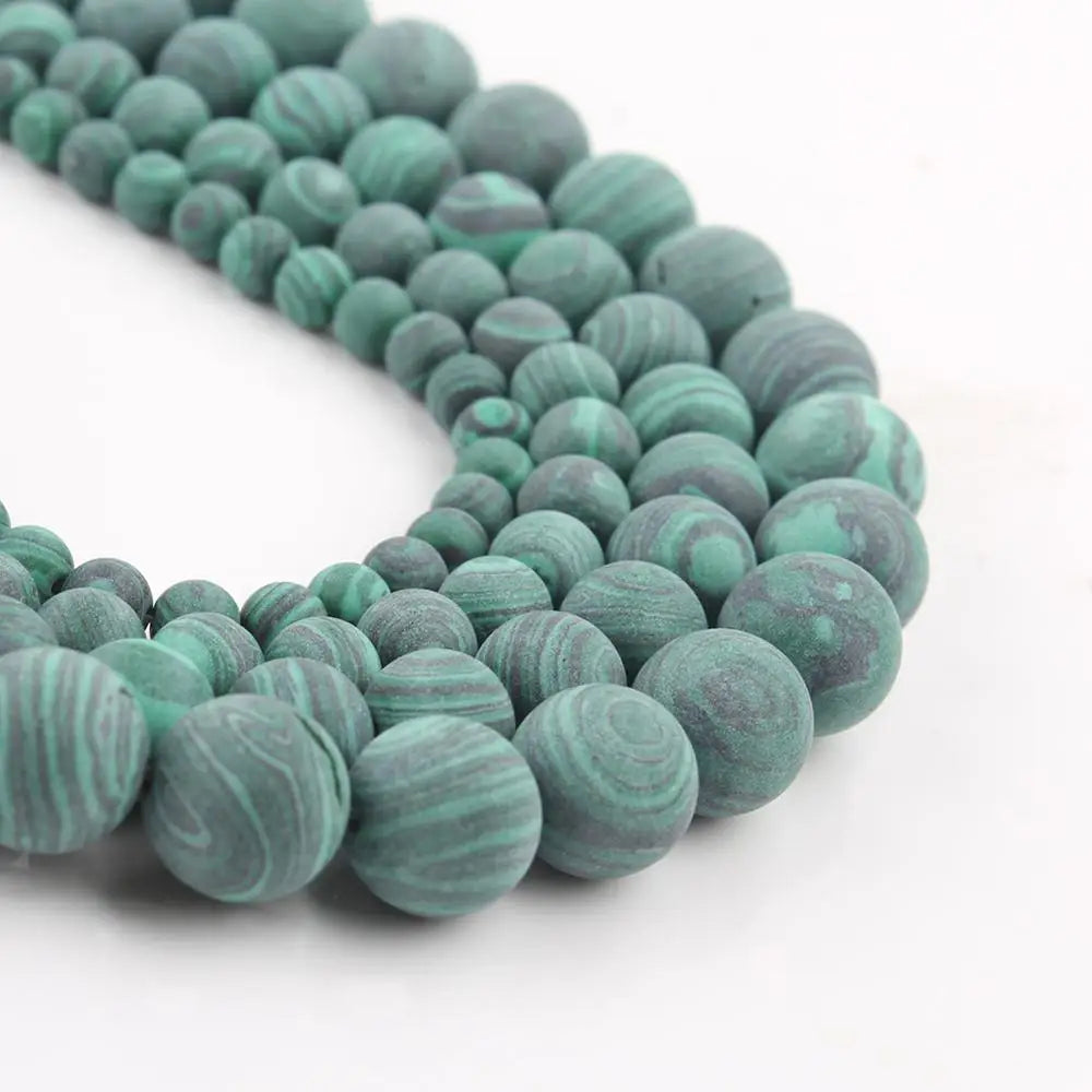 Stone Beads Matte Amazonite Agate Aventurine Styles for DIY Jewelry Making