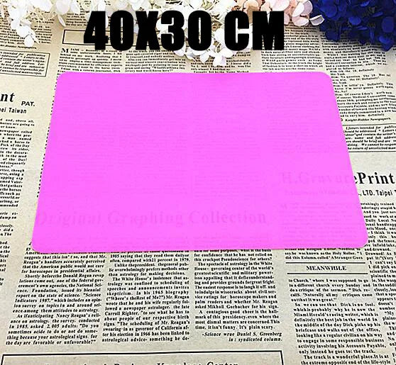Transparent Silicone Pad Clear Mat Resin Pad Non-Slip Heat Resistant Reusable Sticky Plate For UV Epoxy Resin Craft Making Tool