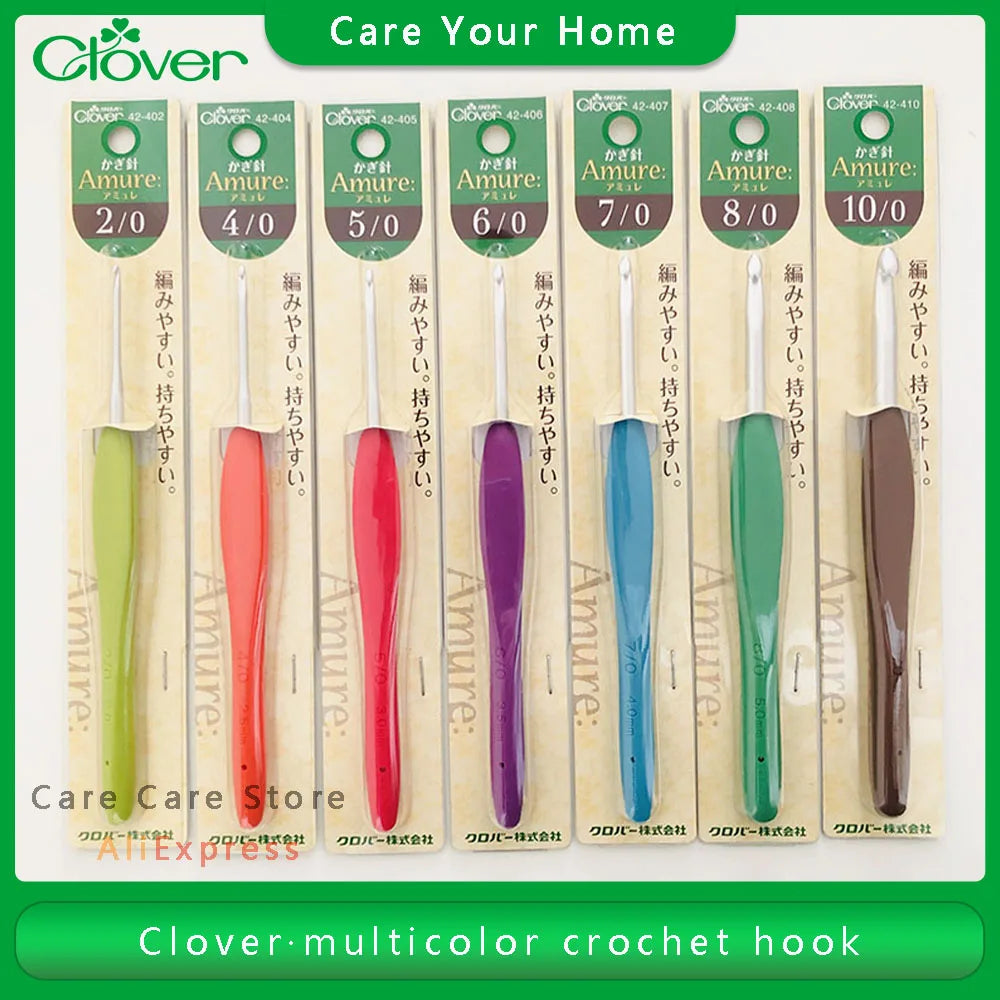 Crochet Hook, Clover Amure for Handmade Yarn Crafts & Needlework Projects
