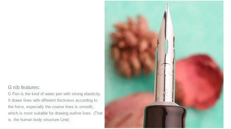 Nikko Tachikawa Dip Pen Nibs — G, D, Round, Student & Whistle Comic Nibs