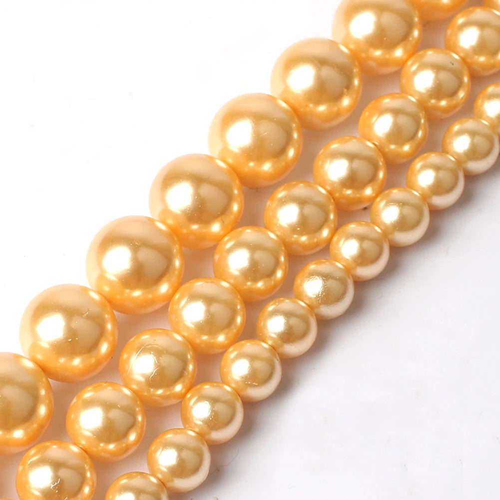 Stone Beads Round Yellow Jade Agate Hematite Styles for DIY Jewelry Making