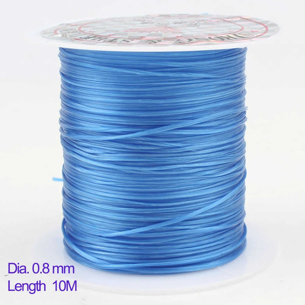 Elastic Beading Cord Clear Crystal Stringing Line DIY Jewelry Making