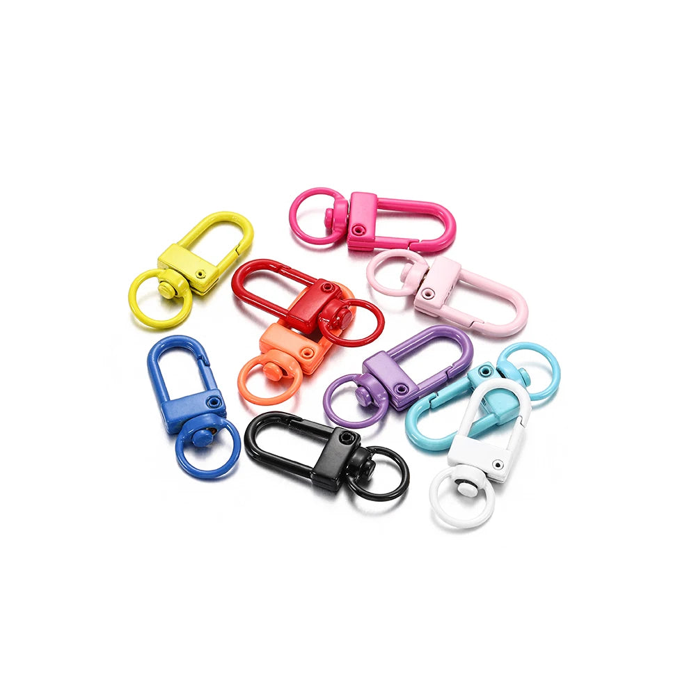 Lobster Clasps Alloy Snap Hooks Keychain Findings DIY Jewelry Making