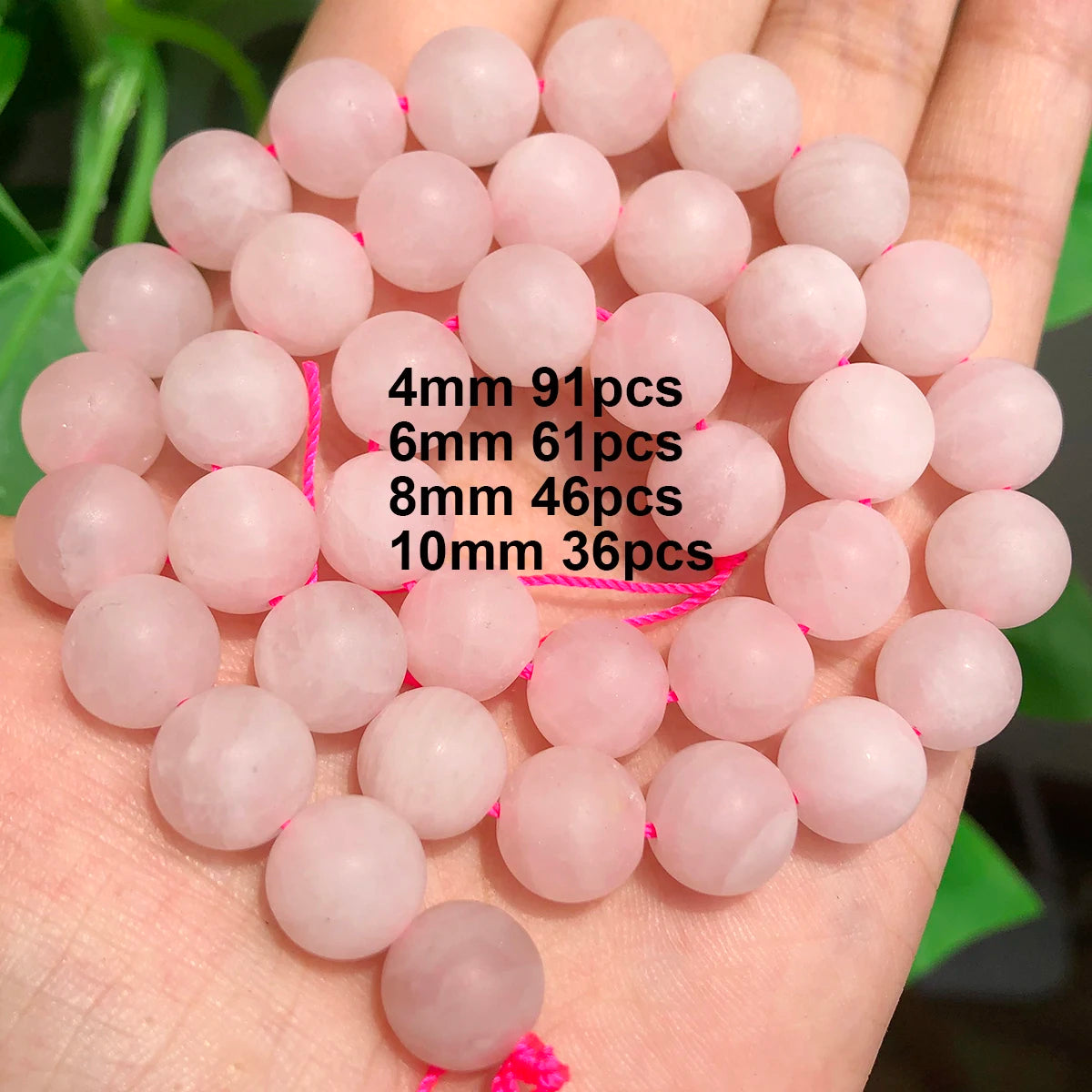 Stone Beads Pink Rose Quartz-Style Mixed Shapes for DIY Jewelry Making