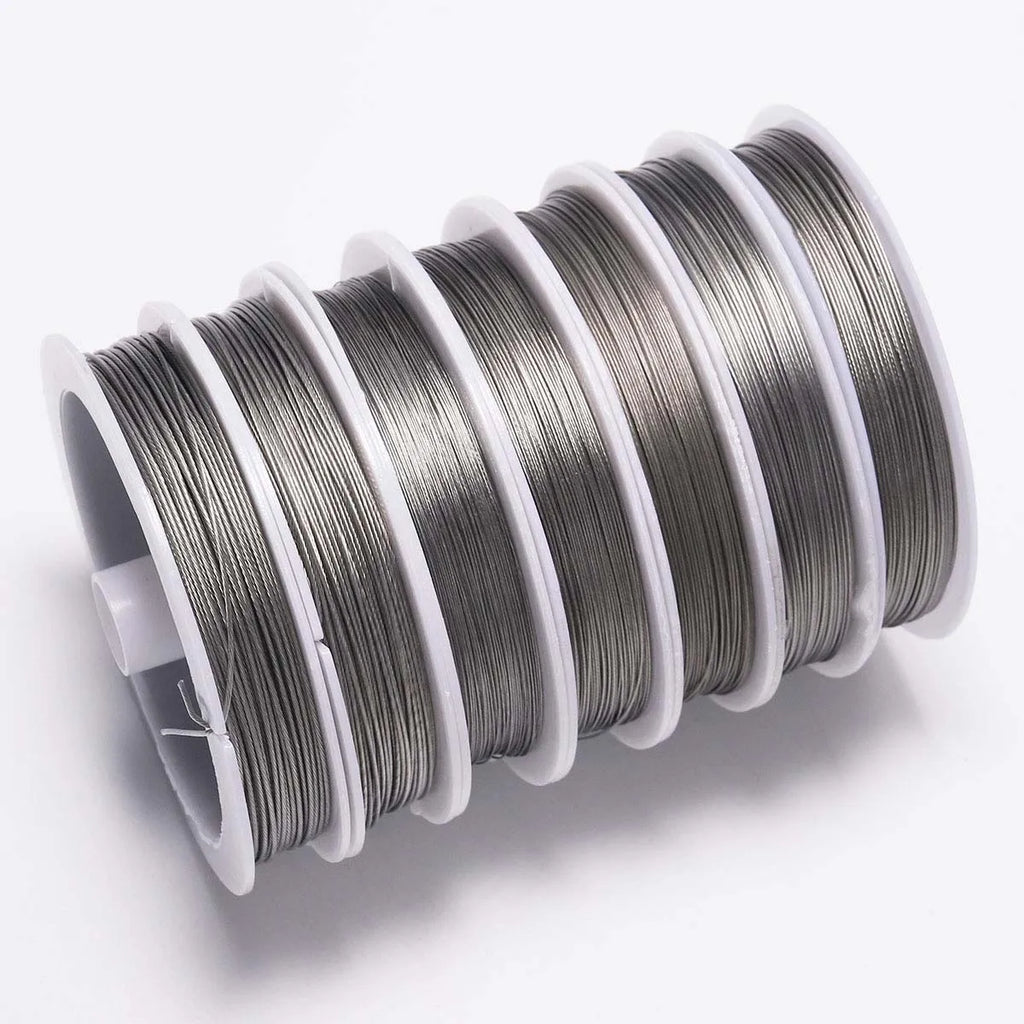 Beading Wire lots . Tough Stainless steel Tiger Tail Fit Bracelet Craft Supplies