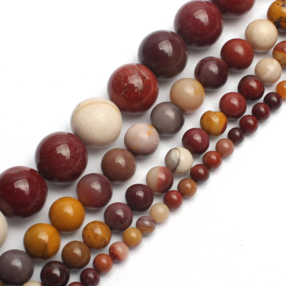 Stone Beads Round Yellow Jade Agate Hematite Styles for DIY Jewelry Making