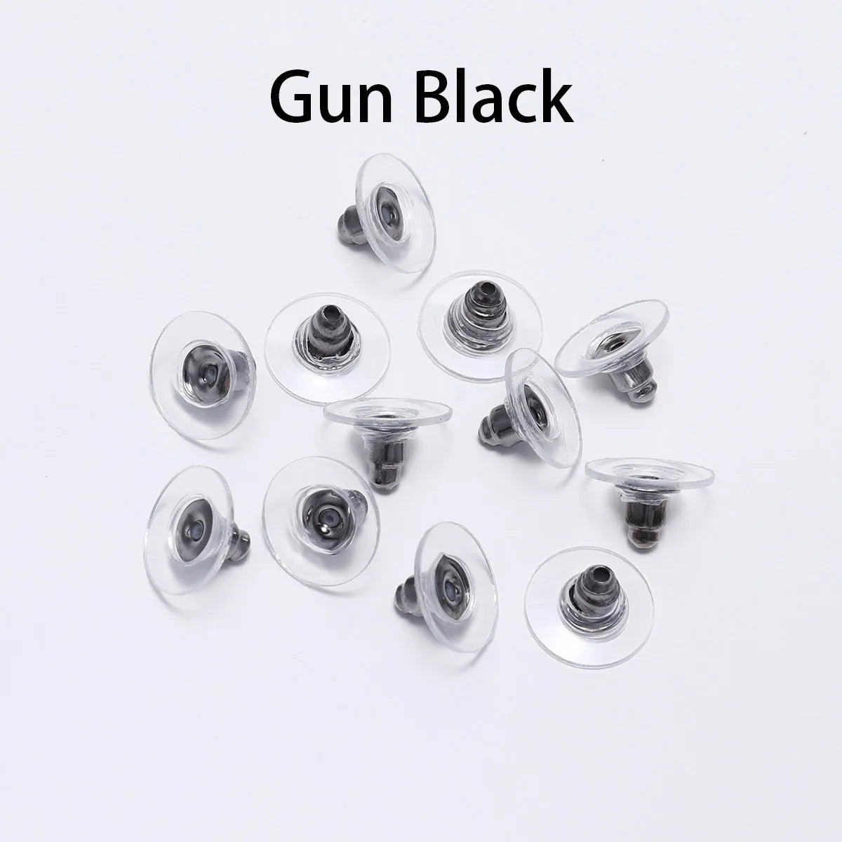 Earring Backs Rubber Stopper Stainless Steel Earnuts Stud Back Craft Supplies