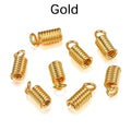 Cord End Caps Spring Clasps Crimp Connectors DIY Jewelry Making Craft Supplies