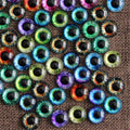 Doll Eyes From 6mm to 30mm Random Mixed Round Eyes In Pairs Pattern Glass Flatback Photo Cabochons Base DIY Msking Accessories
