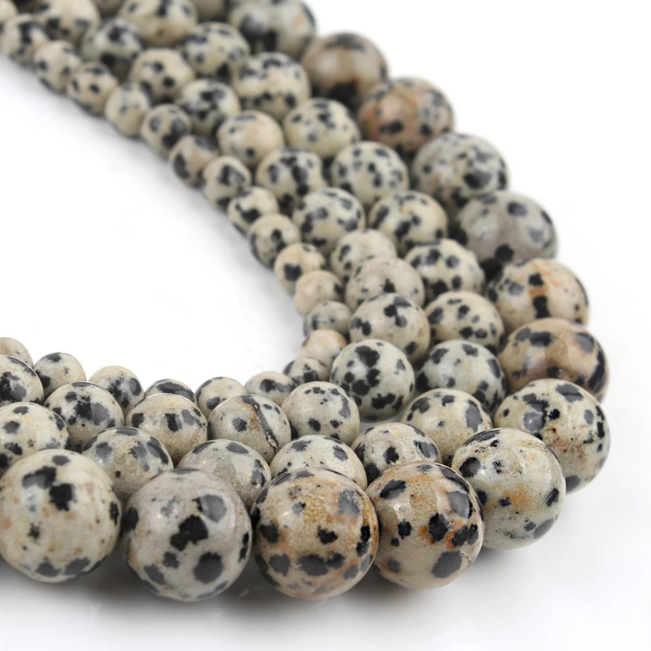 Stone Beads Round Brown Zebra Jasper-Style for DIY Jewelry Making Craft Beads