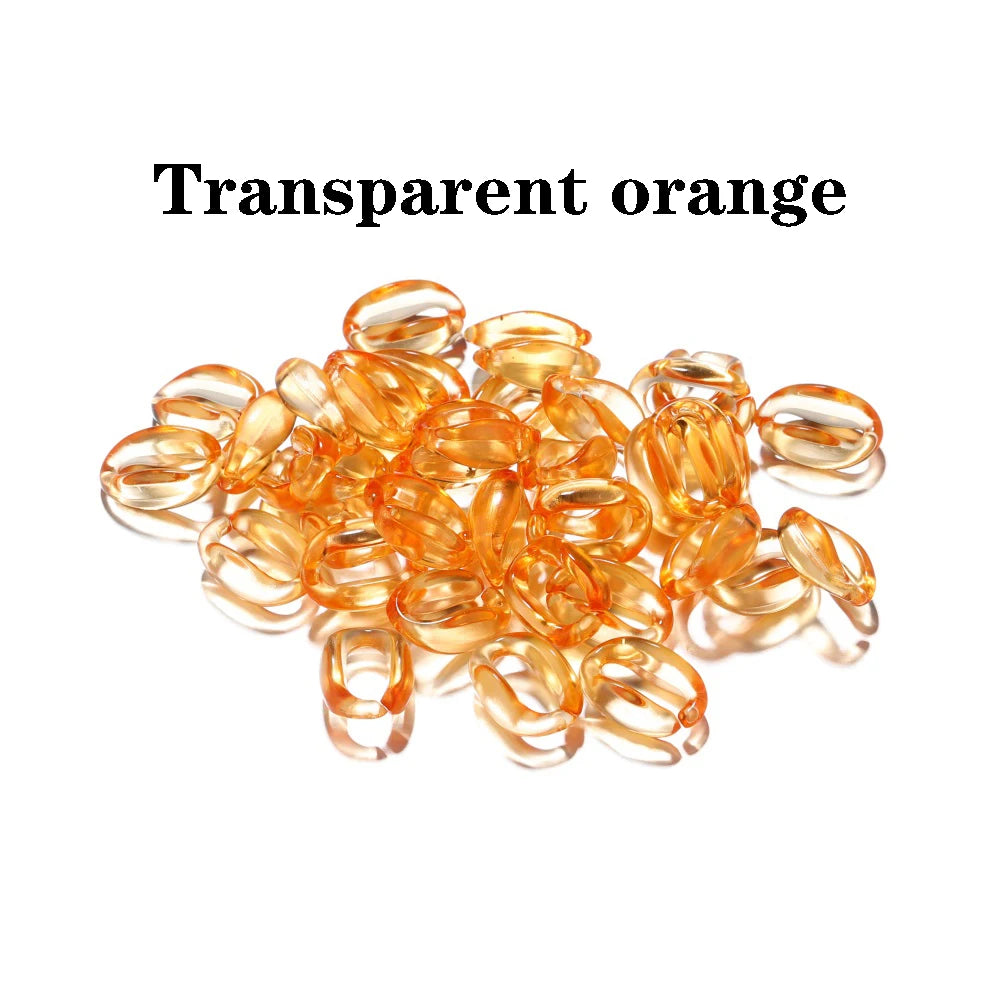 Acrylic Chain Links Colorful Necklace Bracelet Supplies DIY Jewelry Making