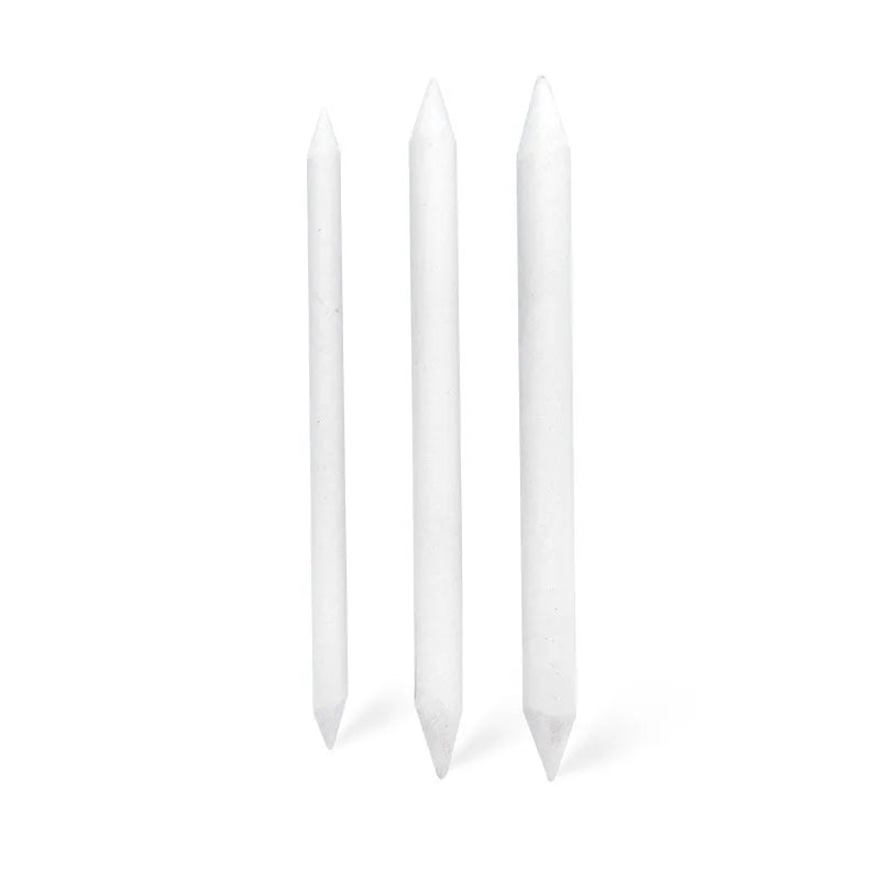 Blending Stumps Set — 3-Piece Rice Paper Tortillons for Charcoal & Sketch Art