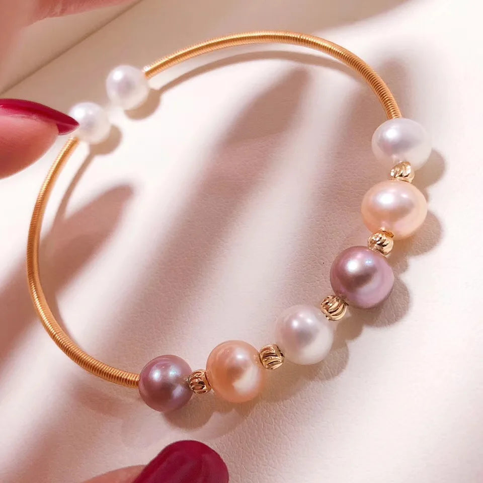 Beading Wire Loops Silver Gold Bronze Memory Steel Bracelets DIY Jewelry Making