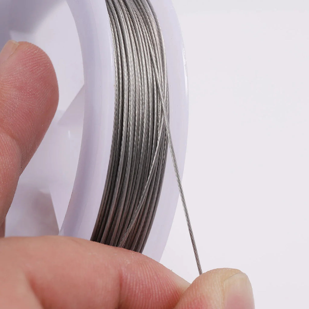 Beading Wire lots . Tough Stainless steel Tiger Tail Fit Bracelet Craft Supplies
