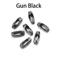 Ball Chain Connectors Metal Gold Color End Clasps DIY Jewelry Making