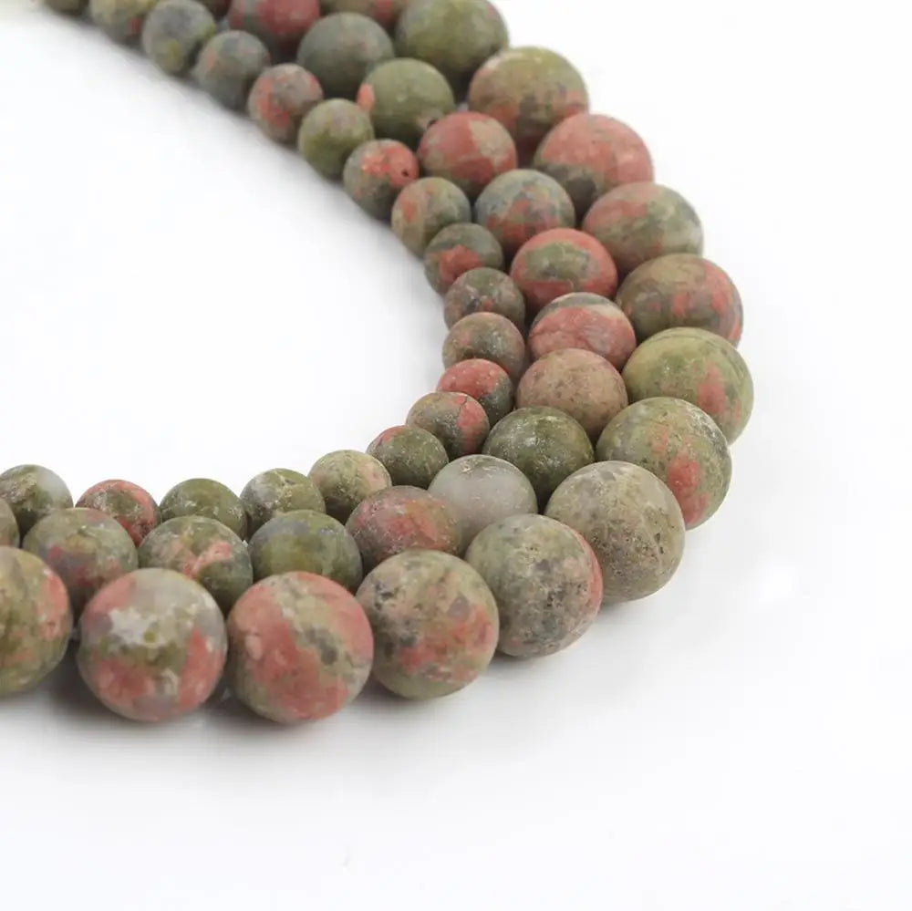 Stone Beads Matte Amazonite Agate Aventurine Styles for DIY Jewelry Making