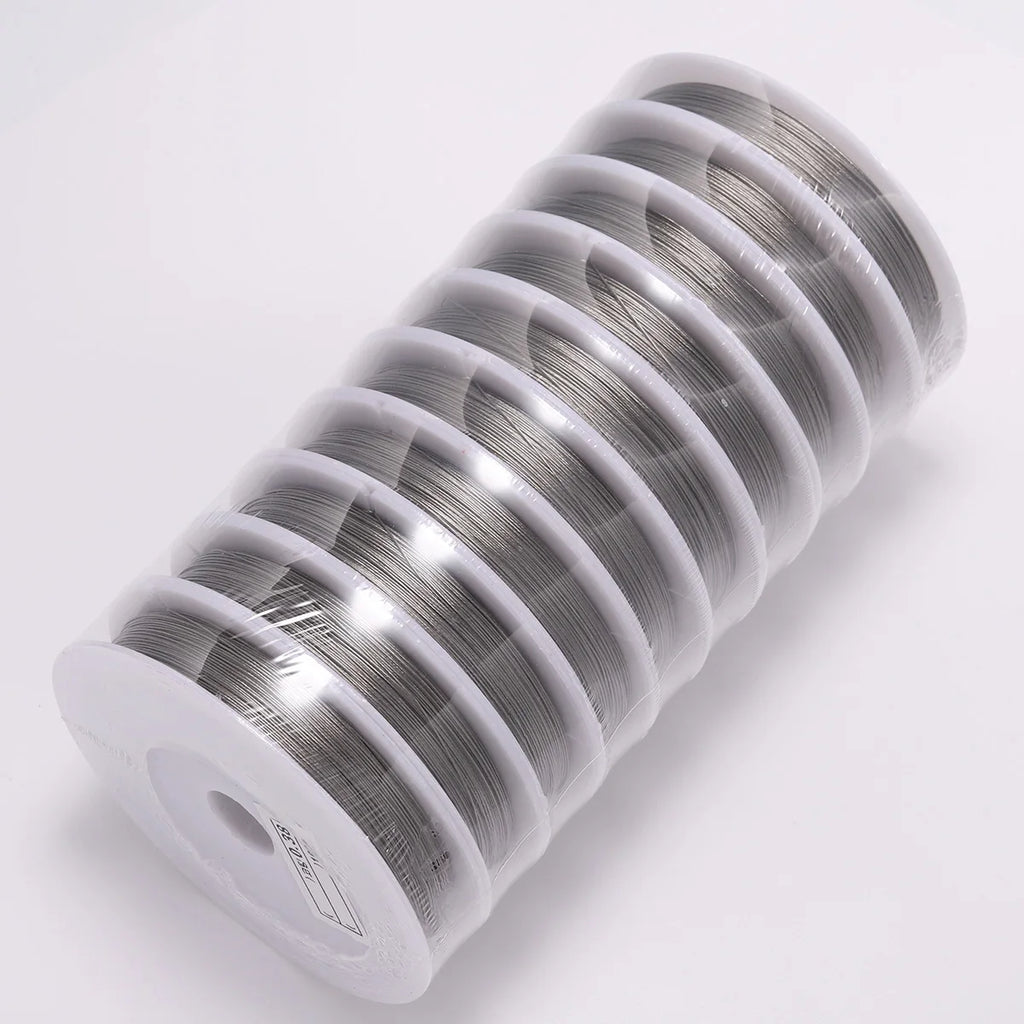 Beading Wire lots . Tough Stainless steel Tiger Tail Fit Bracelet Craft Supplies