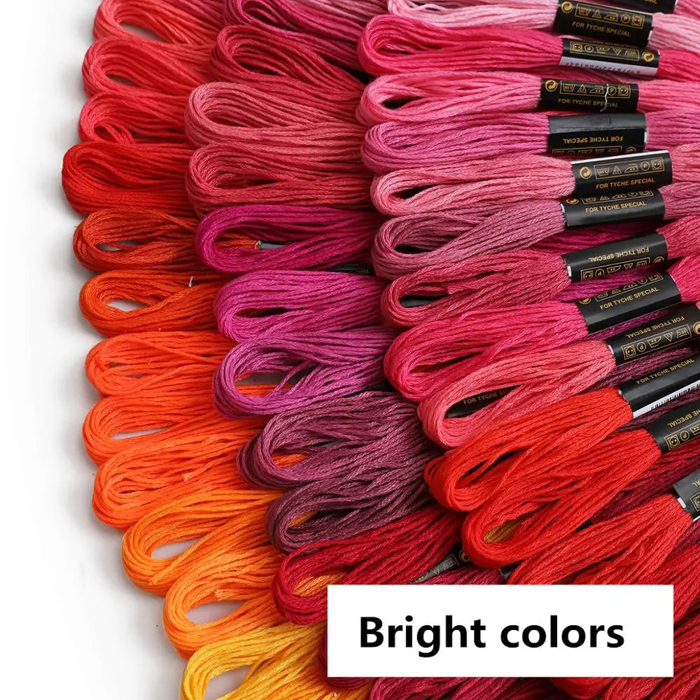 Embroidery Floss, Assorted Colors for Cross-Stitch & Needlework Projects