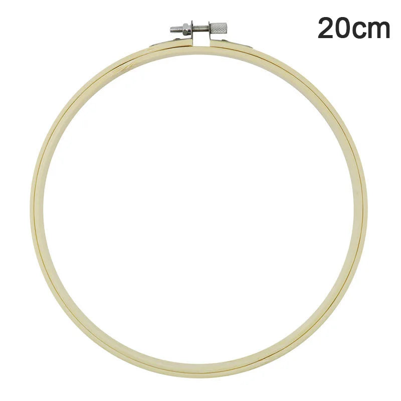 Embroidery Hoop, Wood-Effect Ring for Cross-Stitch & Needlecraft Projects