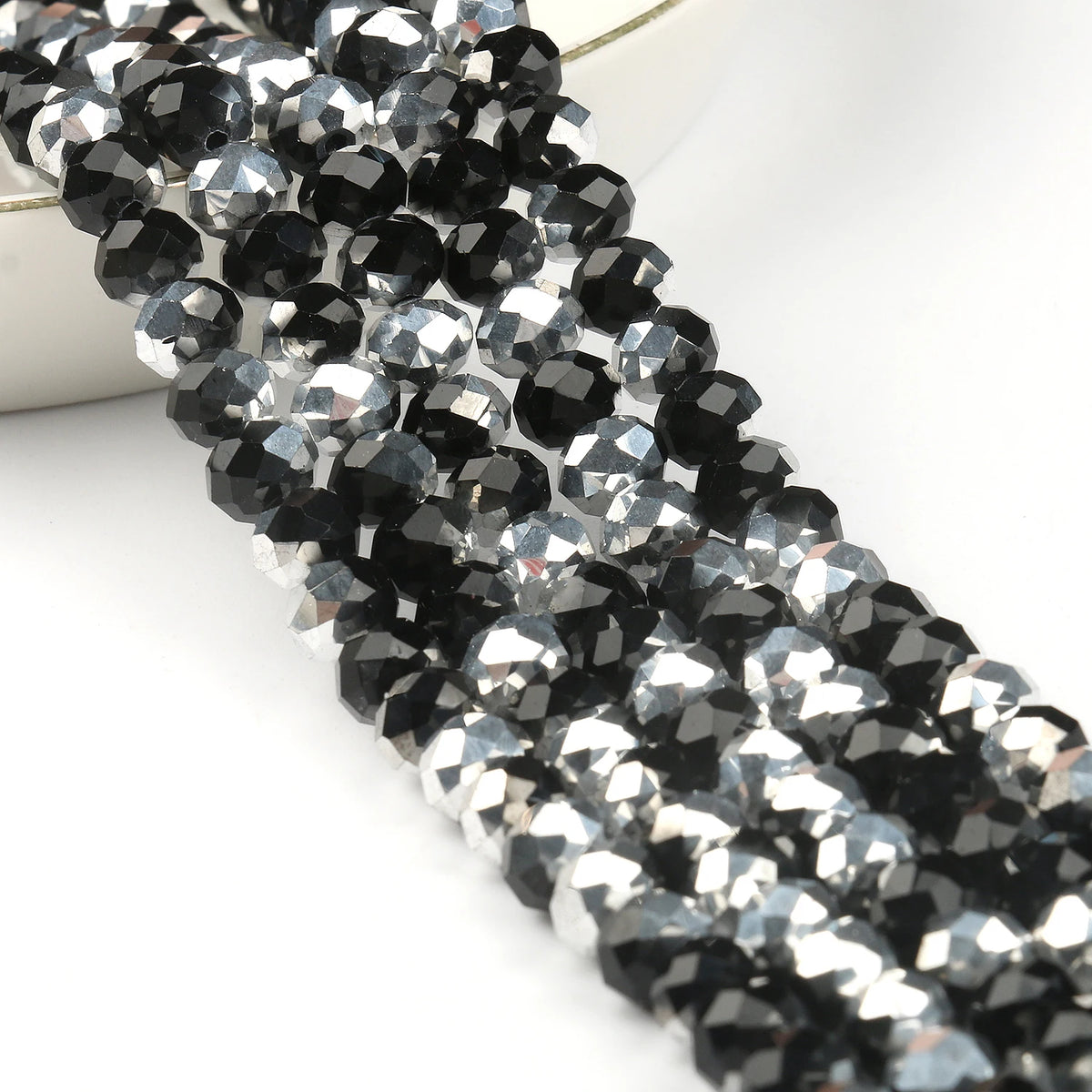 Glass Beads Faceted Round Multicolor Crystal-Style for DIY Jewelry Making