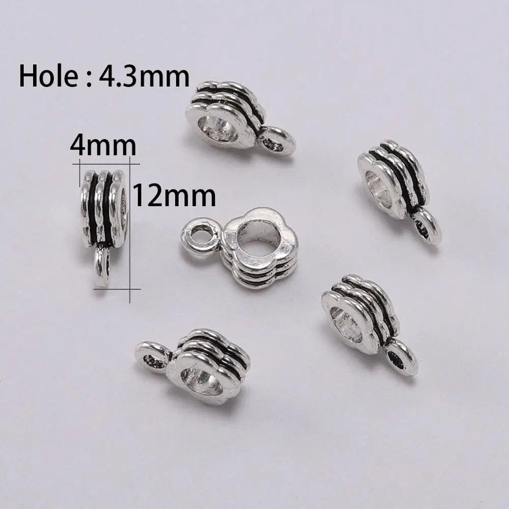 Pendant Bails Hook Clip Necklace Connectors DIY Jewelry Making Craft Supplies