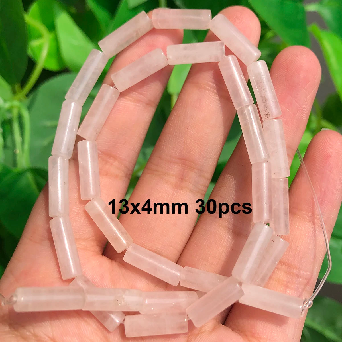 Stone Beads Pink Rose Quartz-Style Mixed Shapes for DIY Jewelry Making
