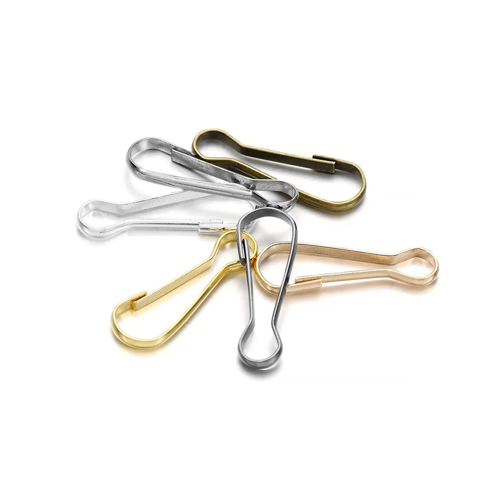 Lanyard Hooks Metal Snap Clips Gourd Buckle DIY Jewelry Making Craft Supplies